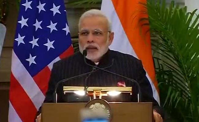 President Obama and PM Modi Hold a Joint Press Conference at the.