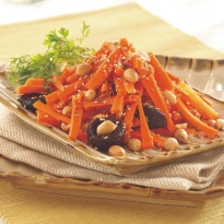 Carrot, Peanut and Prune Salad