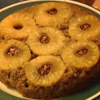 Pineapple and Ginger Upside Down Cake