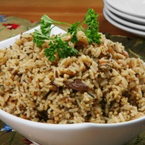 Brown Rice Onion Pilaf