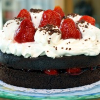 Chocolate Strawberry Cake