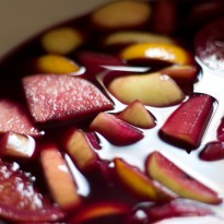 Fruits in Red Wine