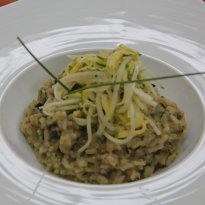 Green Chilly and Raw Mango Risotto