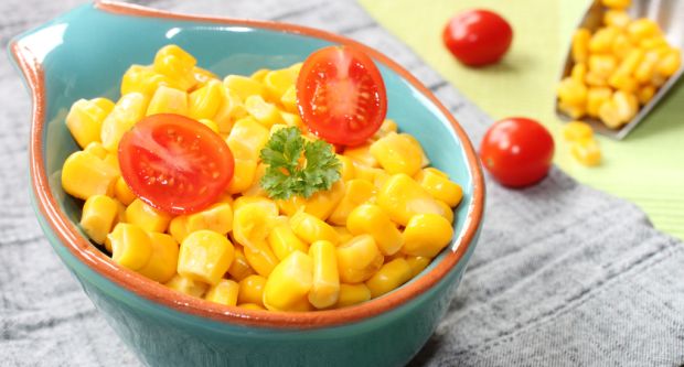 Sweet Corn Chaat with Peanuts