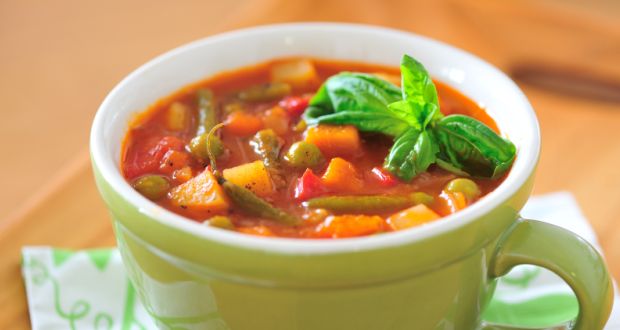 Indian Style Minestrone Soup (My Yellow Table)