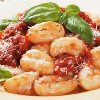 Potato Gnocchi with Tomato Sauce