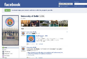 DU launches Facebook page for students